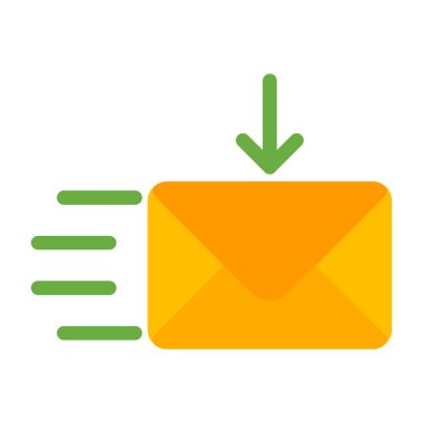 e-posta simgesi düz biçimli