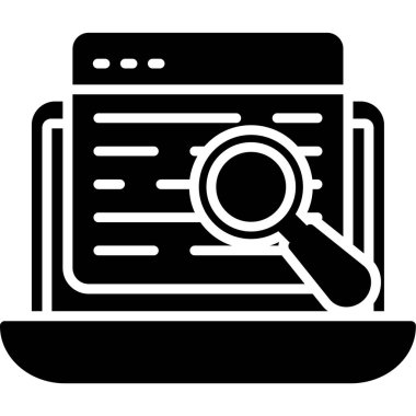 Arama motoru optimizasyon simgesi. beyaz arkaplanda izole edilmiş web tasarımı için arama motoru optimizasyon vektör simgesi