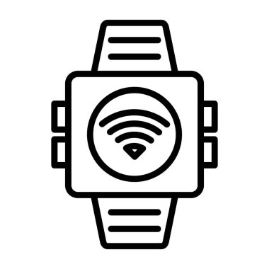 Wifi simgesi, vektör illüstrasyonu