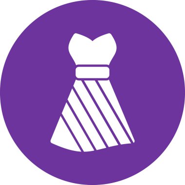 Elbise. Web simgesi basit illüstrasyon