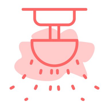 Su damlası. Basit resimleme