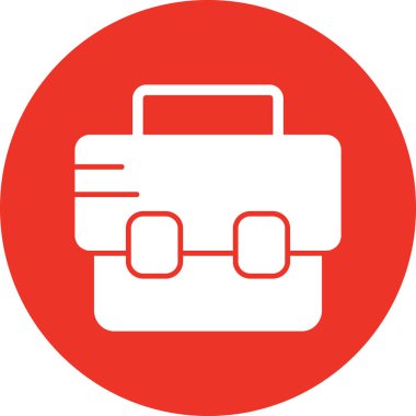 Çanta. Web simgesi basit illüstrasyon