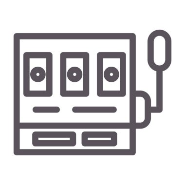 Yüz simgesi olan robot, vektör illüstrasyonu