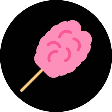 Lolipop. Web simgesi basit illüstrasyon