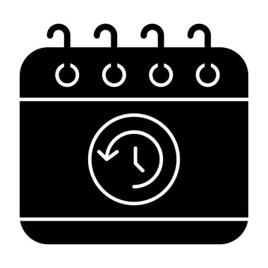 Çalar saat simgesi. Web için basit zaman vektör simgeleri çizimi