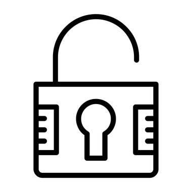 vektör ince çizgi simgesini aç