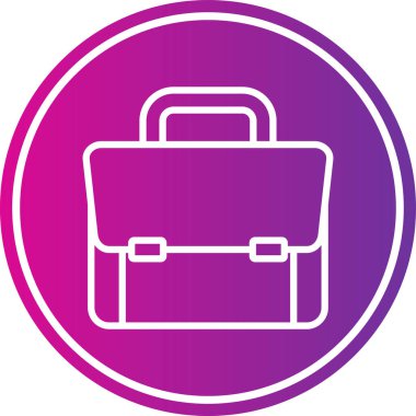 bavul ikonu vektör illüstrasyonu