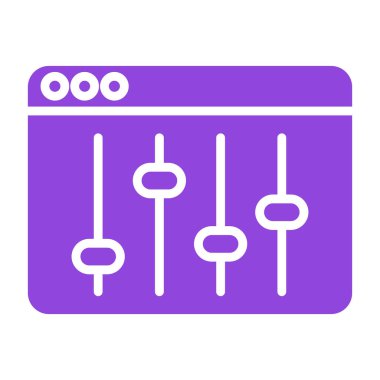 seo modern simgesinin vektör illüstrasyonu