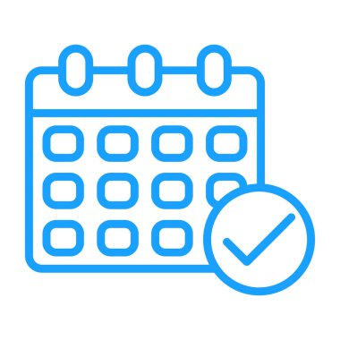 tarih vektör çizgisi renk simgesi