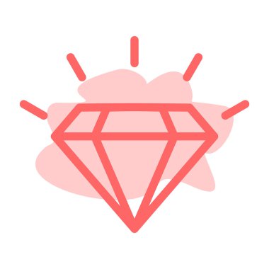 elmas ile mücevher vektör simgesi