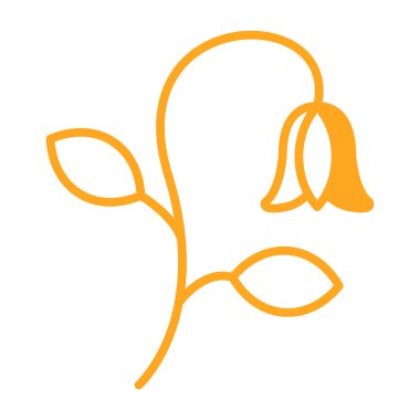 Bir ağaç simgesinin vektör illüstrasyonu