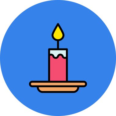 Mum. Web simgesi basit illüstrasyon