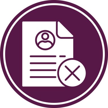 Belge. Web simgesi basit illüstrasyon