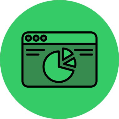 seo modern simgesinin vektör illüstrasyonu