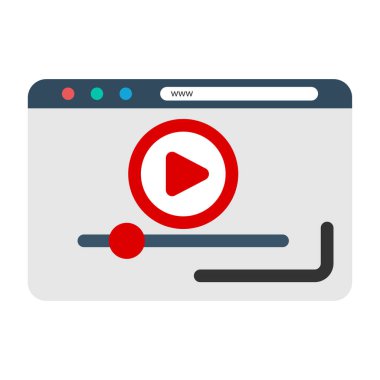 Ağ simgesi. vektör illüstrasyonu