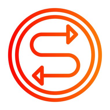 ok simgesi vektör illüstrasyonu