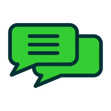 kabarcık sohbet iletişimi izole edilmiş ikon vektör illüstrasyon tasarımı