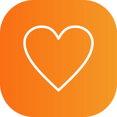 Bir kalbin vektör illüstrasyonu