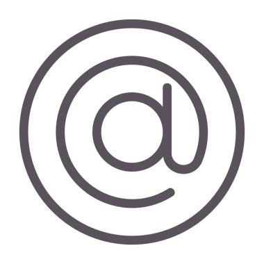 Modern bir simgenin vektör illüstrasyonu