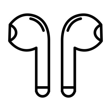 Vektör kulaklık simge tasarlamak