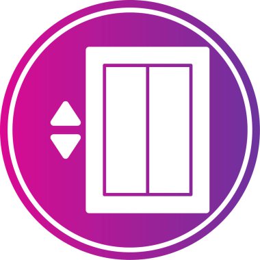 Modern yapı simgesinin vektör illüstrasyonu