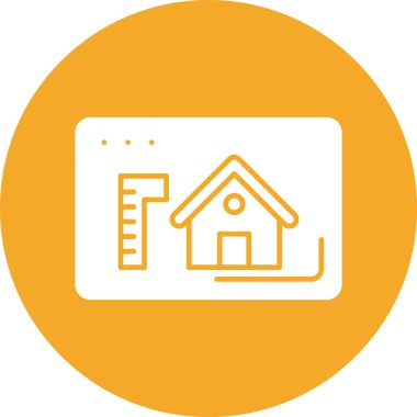 ev simgesi vektör illüstrasyonu