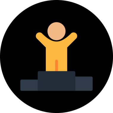 Bir adamın vektör illüstrasyonu