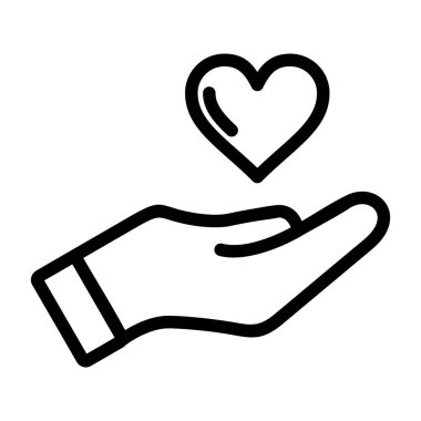 Bir kalbin vektör illüstrasyonu