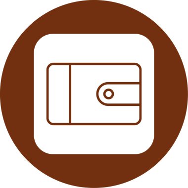 Kredi Kartı Düz Çember Vektör Simgesi Tasarımı