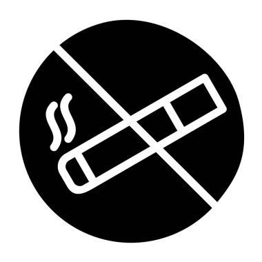 sigara ikonu vektör illüstrasyonu