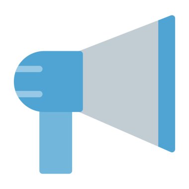 megafon düz vektör simgesi