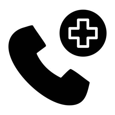 vektör glifini düz simge olarak çağır