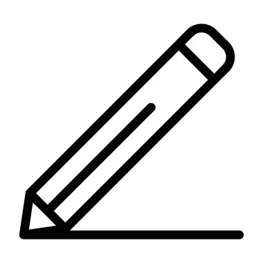 Kalem simgesi, satır biçimi tasarımı