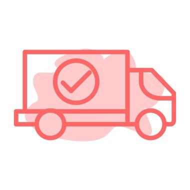 araba simgesi vektör illüstrasyonu