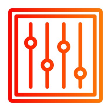 devre kartı düz simgesi beyaz arkaplan, vektör, illüstrasyon izole