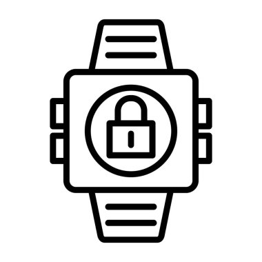 ikon vektör illüstrasyonunu kilitle