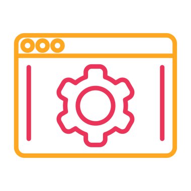 Simge vektör illüstrasyonu ayarlanıyor