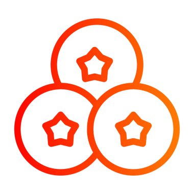 Bir noel ağacı simgesinin vektör illüstrasyonu