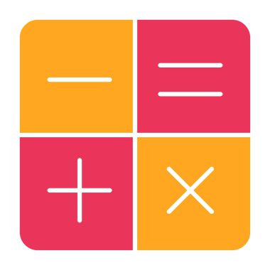 Matematik vektörü tasarım illüstrasyonu