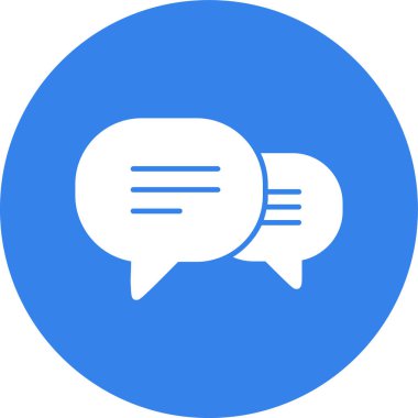 konuşma kabarcığı vektör çizimi