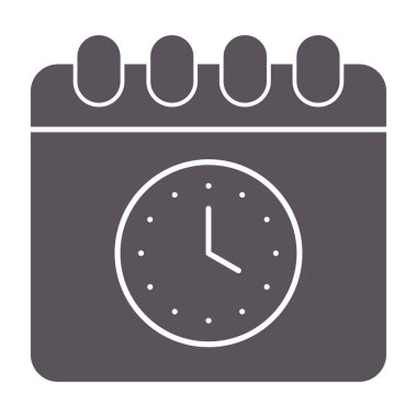 Alarm saat simgesi ana hat biçiminde