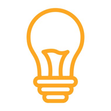 ampul simgesi vektör illüstrasyonu