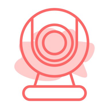 vektör cctv simgesi illüstrasyonu