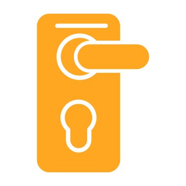 kapı simgesi vektör illüstrasyonu