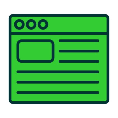 tarayıcı web sayfası renk vektör illüstrasyonu