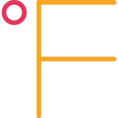 Modern bir simgenin vektör illüstrasyonu