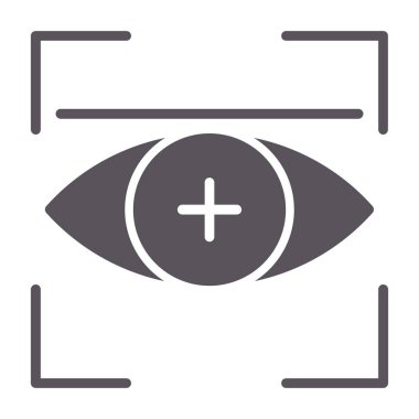 vizyon göz vektörü simgesi