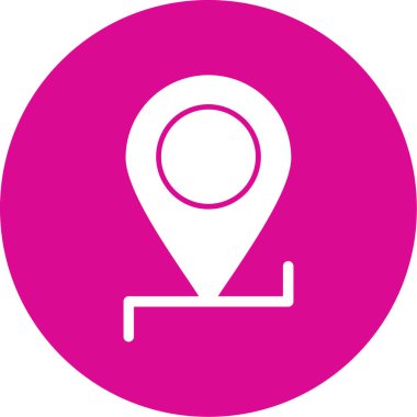 vektör çizim konumu harita simgesi