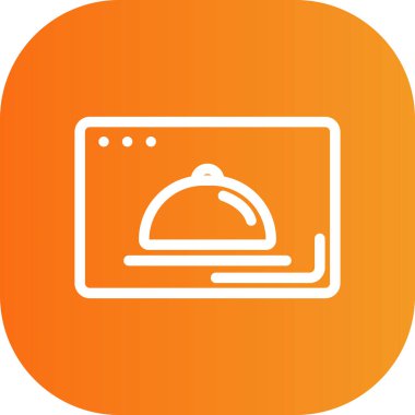 Gıda simgesinin vektör illüstrasyonu