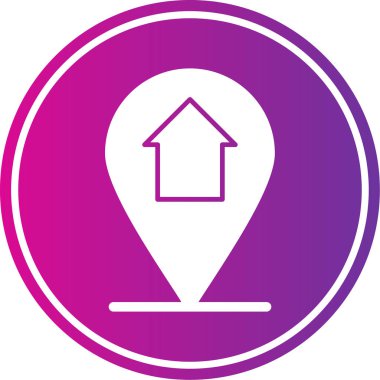 Konum simgesinin vektör illüstrasyonu